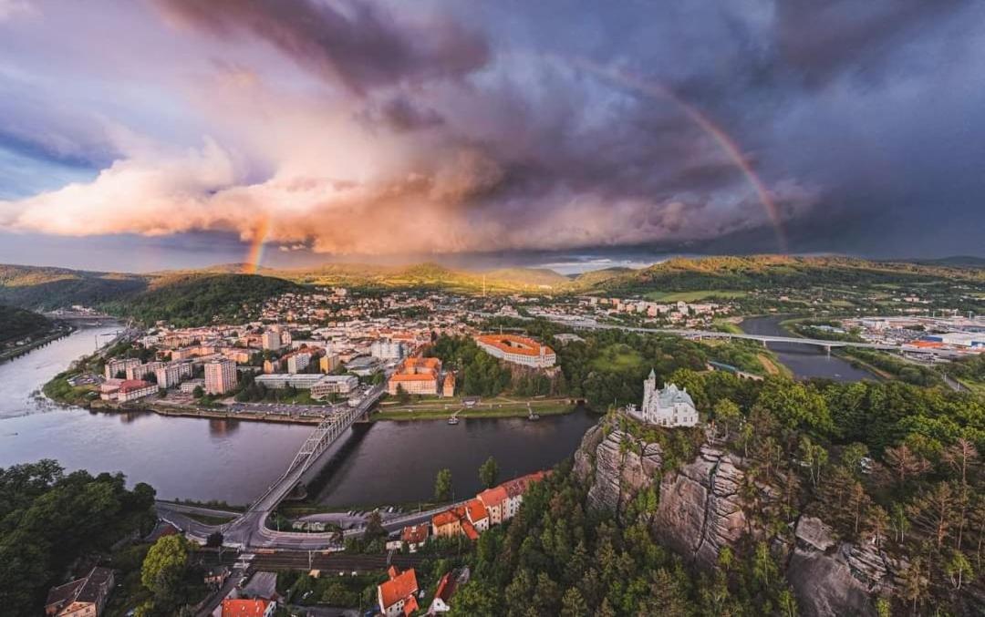 Chata Chlumik Decin Exteriör bild